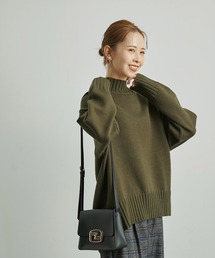 【WEB限定カラーあり】バックスリットニットプルオーバー
