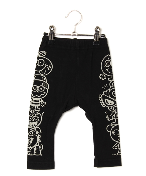 HYSTERIC MINI（ヒステリックミニ）の「BABY ART THE FRIEND MINI LYONS スパッツ(7分丈)（レギンス/スパッツ・キッズ・ピンク/グレー/ブラック・80/90）」の8枚目の写真