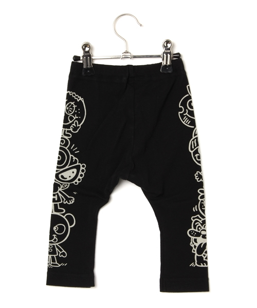 HYSTERIC MINI（ヒステリックミニ）の「BABY ART THE FRIEND MINI LYONS スパッツ(7分丈)（レギンス/スパッツ・キッズ・ピンク/グレー/ブラック・80/90）」の7枚目の写真