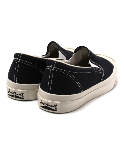 CONVERSE（コンバース）の「JACK PURCELL WASHOUT SLIP-ON / ジャックパーセル ウォッシュアウト スリップオン（スニーカー・メンズ・ホワイト/チャコールグレー・6.5/4/7.5/10.5/7/5.5/6/3.5/4.5/5/8/9/9.5/8.5）」の5枚目の写真
