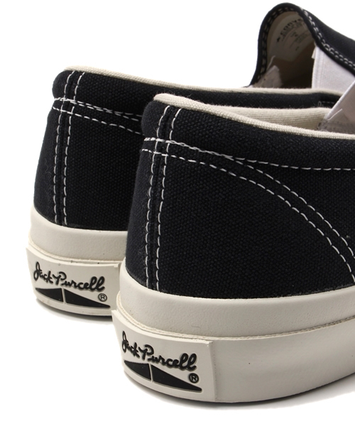 CONVERSE（コンバース）の「JACK PURCELL WASHOUT SLIP-ON / ジャックパーセル ウォッシュアウト スリップオン（スニーカー・メンズ・ホワイト/チャコールグレー・6.5/4/7.5/10.5/7/5.5/6/3.5/4.5/5/8/9/9.5/8.5）」の9枚目の写真