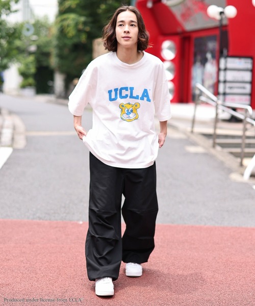 WEGO(ウィゴー)の「∴WEGO/別注 UCLA LOOSE TEE(Tシャツ/カットソー・メンズ・ホワイト/グレー系その他・MEDIUM/LARGE)」の5枚目の写真