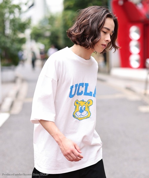 WEGO(ウィゴー)の「∴WEGO/別注 UCLA LOOSE TEE(Tシャツ/カットソー・メンズ・ホワイト/グレー系その他・MEDIUM/LARGE)」の22枚目の写真