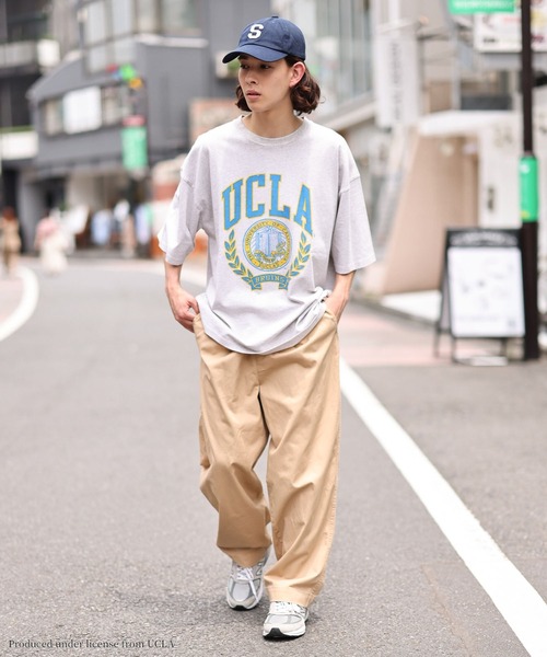 WEGO(ウィゴー)の「∴WEGO/別注 UCLA LOOSE TEE(Tシャツ/カットソー・メンズ・ホワイト/グレー系その他・MEDIUM/LARGE)」の8枚目の写真