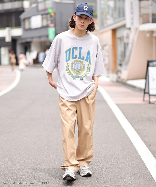 WEGO(ウィゴー)の「∴WEGO/別注 UCLA LOOSE TEE(Tシャツ/カットソー・メンズ・ホワイト/グレー系その他・MEDIUM/LARGE)」の6枚目の写真