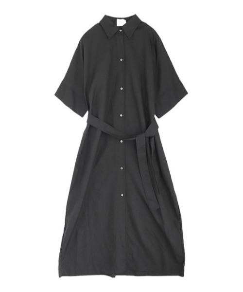AMAIL(アマイル)の「Linen half long shirt(シャツ/ブラウス・レディース・ホワイト/ブラック・FREE)」の13枚目の写真