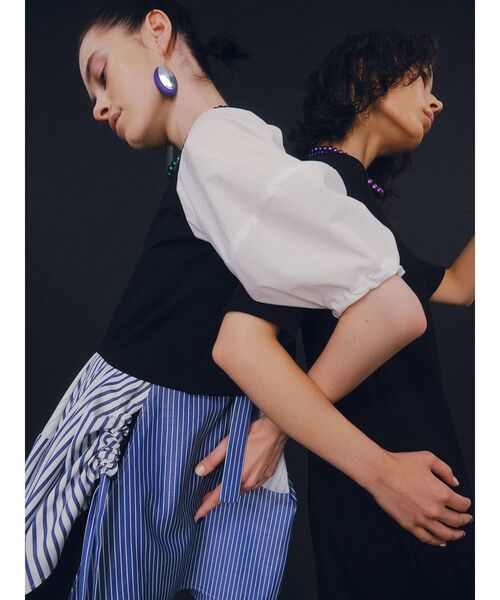 UN3D.（アンスリード）の「マルチカラープレートイヤリング（イヤリング・レディース・グリーン/パープル/シルバー・FREE）」の11枚目の写真