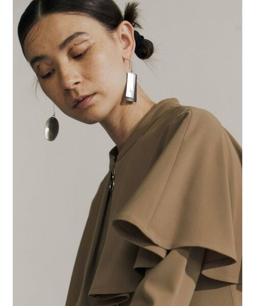 UN3D.（アンスリード）の「マルチカラープレートイヤリング（イヤリング・レディース・グリーン/パープル/シルバー・FREE）」の4枚目の写真