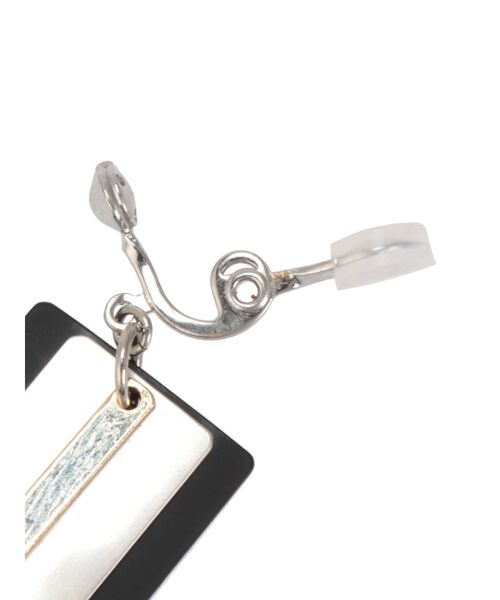 UN3D.（アンスリード）の「マルチカラープレートイヤリング（イヤリング・レディース・グリーン/パープル/シルバー・FREE）」の8枚目の写真