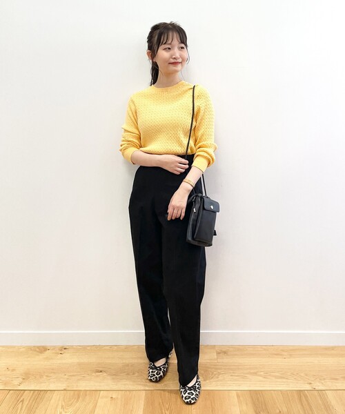 OPAQUE.CLIP（オペークドットクリップ）の「◆スクエアトゥバレエシューズ【WEB限定サイズ有】（その他シューズ・レディース・ブラック/グレー/ゴールド/イエロー/ダークブラウン系・50/40/35/45/30/25）」の19枚目の写真