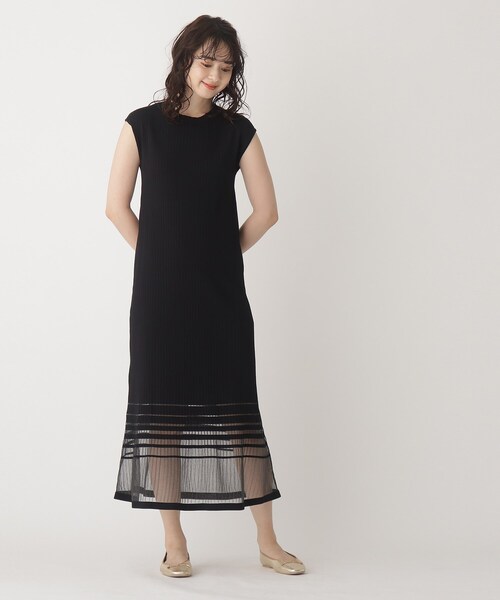 OPAQUE.CLIP（オペークドットクリップ）の「◆スクエアトゥバレエシューズ【WEB限定サイズ有】（その他シューズ・レディース・ブラック/グレー/ゴールド/イエロー/ダークブラウン系・50/40/35/45/30/25）」の7枚目の写真