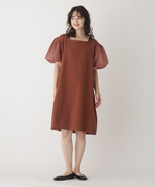 OPAQUE.CLIP（オペークドットクリップ）の「◆スクエアトゥバレエシューズ【WEB限定サイズ有】（その他シューズ・レディース・ブラック/グレー/ゴールド/イエロー/ダークブラウン系・50/40/35/45/30/25）」の17枚目の写真