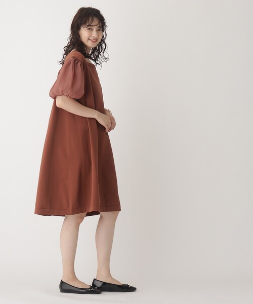 OPAQUE.CLIP（オペークドットクリップ）の「◆スクエアトゥバレエシューズ【WEB限定サイズ有】（その他シューズ・レディース・ブラック/グレー/ゴールド/イエロー/ダークブラウン系・50/40/35/45/30/25）」の14枚目の写真