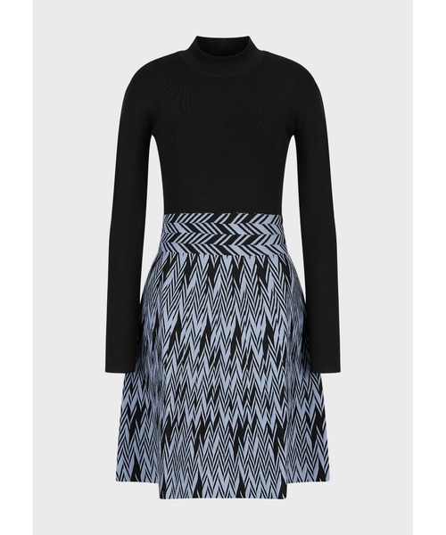 EMPORIO ARMANI（エンポリオアルマーニ）の「【エンポリオ アルマーニ】POP BLOSSOM ワンピース（ワンピース・レディース・ブルー・40/38）」の8枚目の写真