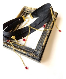 tone | 【MUURABBTI】紅い雫とチェーンのファスナーチョーカー(MA)(チョーカー)