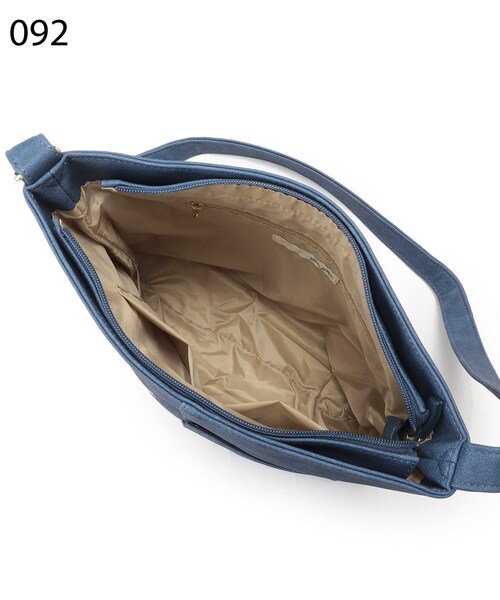 SHOO・LA・RUE（シューラルー）の「◆【ポーチ付】切り替えショルダーバッグ（ショルダーバッグ・レディース・ブルー/キャメル/ブラック/ライトグリーン/レッド系1/アイボリー・00）」の17枚目の写真