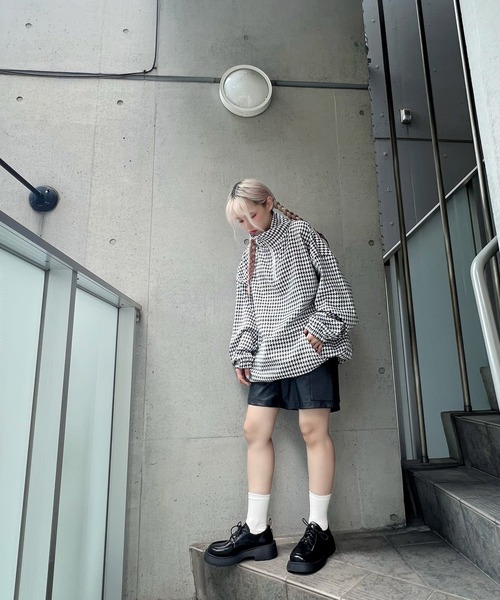 Figments（フィグメンツ）の「千鳥柄プルオーバー（その他トップス・レディース・その他1・FREE）」の5枚目の写真