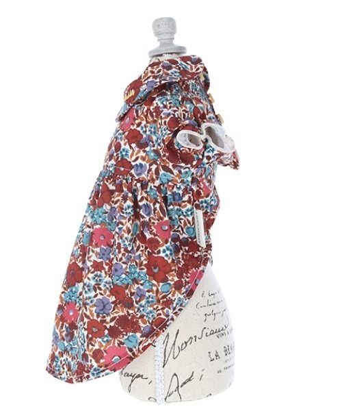 LAURA ASHLEY(ローラアシュレイ)の「LAURA ASHLEY/襟付きワンピース(ペットウェア・レディース・レッド/グリーン・M/2L/L/2M/XS/2XS/S)」の8枚目の写真