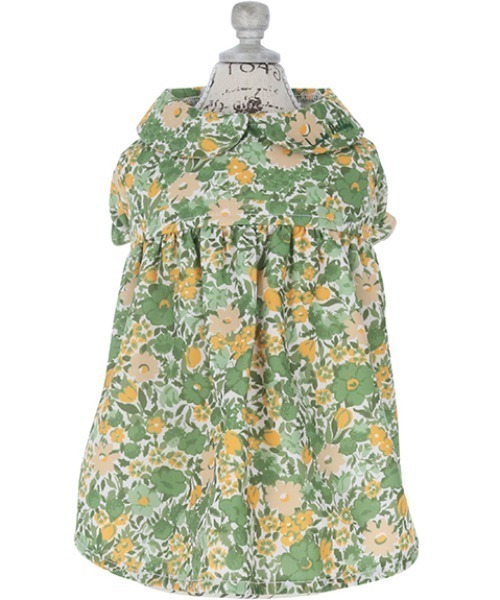 LAURA ASHLEY(ローラアシュレイ)の「LAURA ASHLEY/襟付きワンピース(ペットウェア・レディース・レッド/グリーン・M/2L/L/2M/XS/2XS/S)」の4枚目の写真