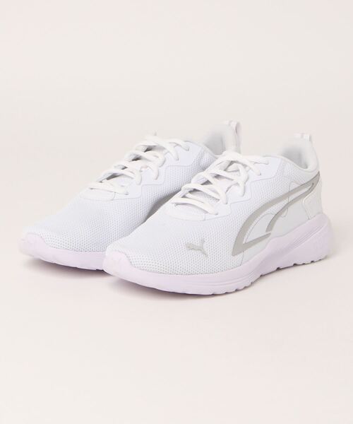 PUMA（プーマ）の「PUMA プーマ ALL-DAY ACTIVE 【軽量】 レディース メンズ スニーカー (オールデイアクティブ) 386269（スニーカー・レディース・ホワイト/レッド/ピンク/ブラック×ホワイト/ブラック×ブラック/ブラック系その他・22.5cm/23.5cm/24.5cm/25.5cm/26.5cm/27.5cm/23.0cm/24.0cm/25.0cm/26.0cm/27.0cm/28.0cm/29.0cm/28.5cm）」の2枚目の写真