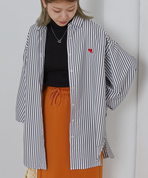 PUBLUX（パブリュクス）の「PUBLUX/パブリュクス リブタートルカラーニット フィンガーホール(指穴)デザイン（ニット/セーター・レディース・ブラック/ナチュラル/ブルーグリーン/グリーン/ブラウン/ピンク/ブルー・ﾌﾘ-）」の21枚目の写真