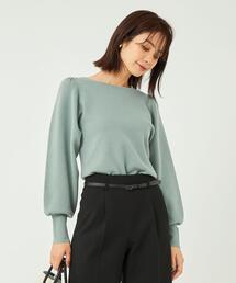 green label relaxing | 畦 コンシャススリーブ プルオーバー ニット -ウォッシャブル-(ニット/セーター)