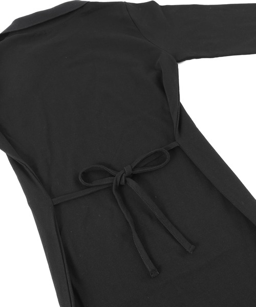 Figments（フィグメンツ）の「サイド衿ワンピース（ワンピース・レディース・ブラック・FREE）」の6枚目の写真