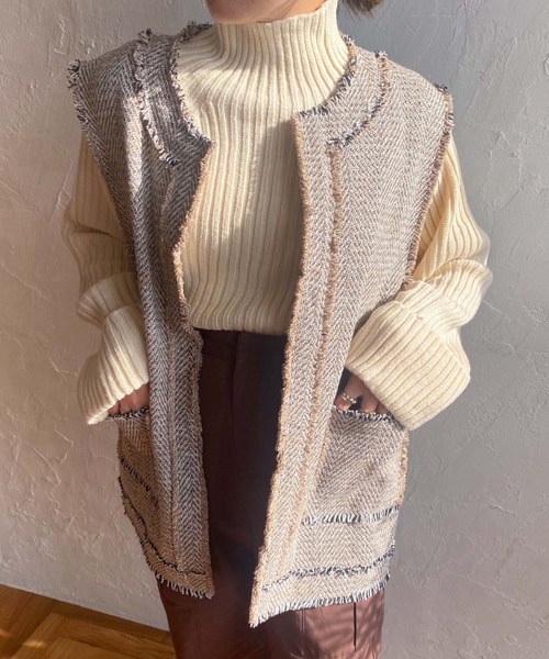 【Limiteditem】TWEEDVEST