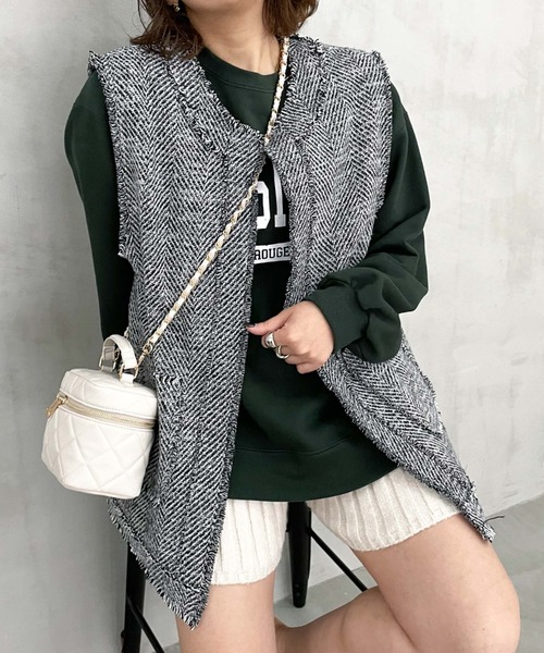 【Limiteditem】TWEEDVEST