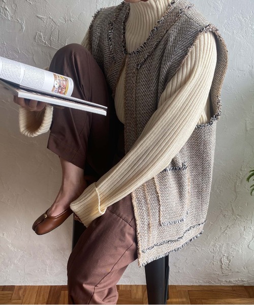 【Limiteditem】TWEEDVEST