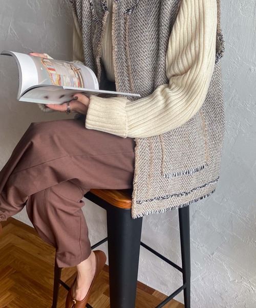 【Limiteditem】TWEEDVEST