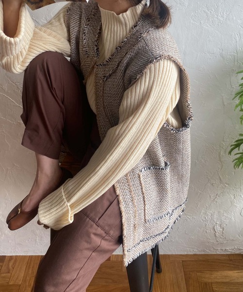 【Limiteditem】TWEEDVEST