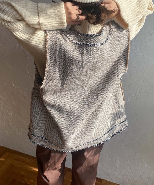 【Limiteditem】TWEEDVEST