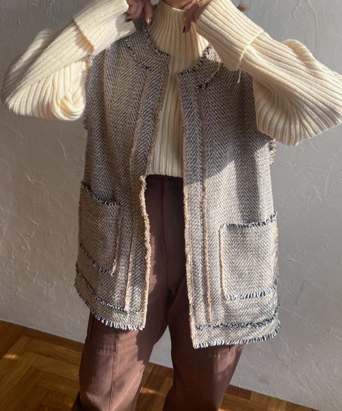 【Limiteditem】TWEEDVEST
