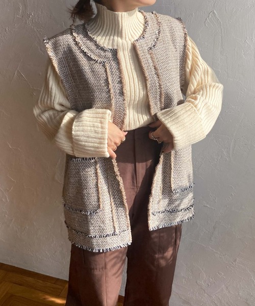 【Limiteditem】TWEEDVEST