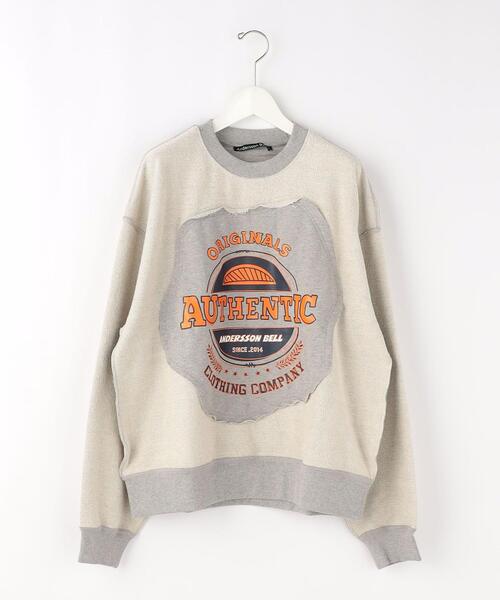 ANDERSSON BELL(アンダースンベル)の「<Andersson Bell> AUTHENTIC LOGO CREW NECK/スウェット(スウェット・メンズ・グレー/ダークグレー・M/L)」の2枚目の写真