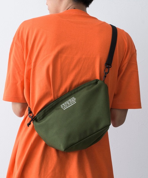 FREDRIK PACKERS(フレドリックパッカーズ)の「【FREDRIK PACKERS】FAM SHOULDER M ミニショルダーサコッシュ(ショルダーバッグ・レディース・ブラック/オリーブ/レオパード/ベージュ・FREE)」の12枚目の写真