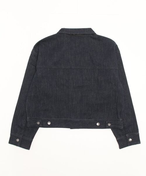 TENTO（テント）の「デニムショートジャケット（デニムジャケット・レディース・ネイビー・36/38）」の9枚目の写真