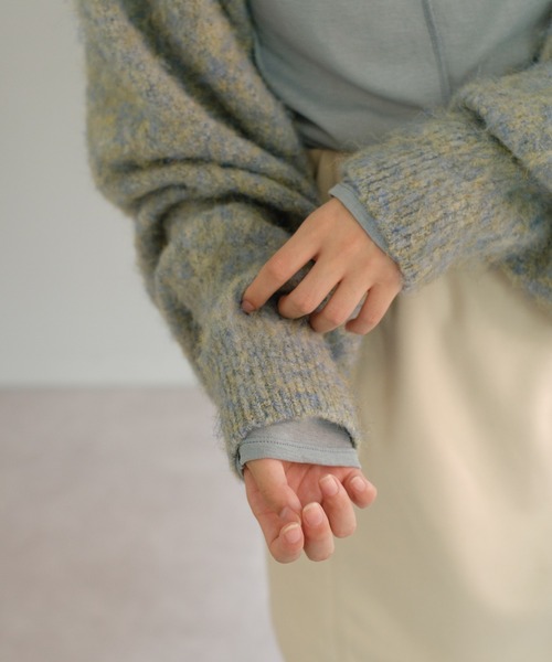 Kastane（カスタネ）の「ハイネックストレッチインナー（Tシャツ/カットソー・レディース・サックスブルー/アイボリー/ブラウン/ピンク・FREE）」の8枚目の写真