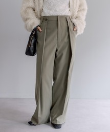 PUAL CE CIN | 【Du noir】デザインタックパンツ(その他パンツ)