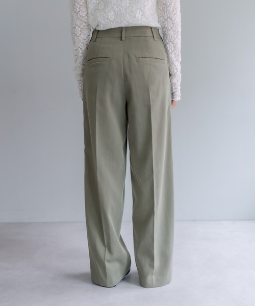 PUAL CE CIN（ピュアルセシン）の「【Du noir】デザインタックパンツ（その他パンツ・レディース・カーキ/ブラック・FREE）」の9枚目の写真