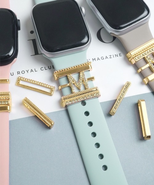 Urban Coral(アーバンコーラル)の「Apple Watch Accessory / アップルウォッチ アクセサリー イニシャルチャーム / Urban Coral(デジタル腕時計・レディース・S/I/N/J/E/R/A/T/K/H/M/Y・FREE)」の14枚目の写真