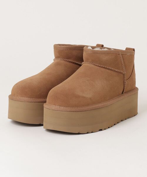 W CLASSIC ULTRA MINI PLATFORM 1135092（ブーツ）｜UGG（アグ）の
