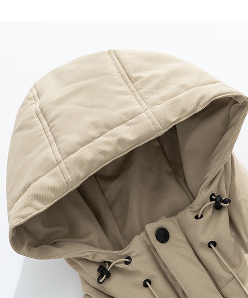 HOOK（フック）の「【HOOK】ワッペン刺繍中綿マウテンジャケット（ダウンジャケット/コート・メンズ・ブラック/ベージュ/グリーン・L/XL/XXL/M）」の10枚目の写真