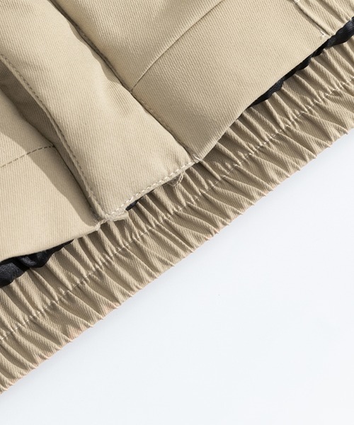 HOOK（フック）の「【HOOK】ワッペン刺繍中綿マウテンジャケット（ダウンジャケット/コート・メンズ・ブラック/ベージュ/グリーン・L/XL/XXL/M）」の11枚目の写真