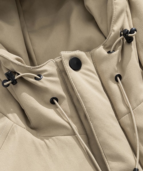 HOOK（フック）の「【HOOK】ワッペン刺繍中綿マウテンジャケット（ダウンジャケット/コート・メンズ・ブラック/ベージュ/グリーン・L/XL/XXL/M）」の12枚目の写真