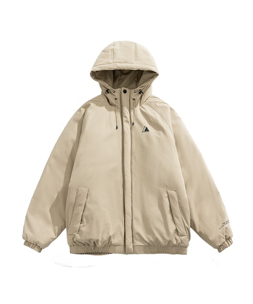 HOOK（フック）の「【HOOK】ワッペン刺繍中綿マウテンジャケット（ダウンジャケット/コート・メンズ・ブラック/ベージュ/グリーン・L/XL/XXL/M）」の13枚目の写真