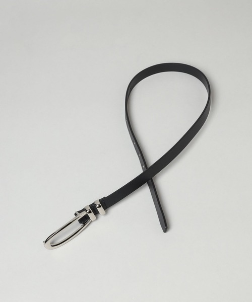 HARE(ハレ)の「デザインナローベルト(HARE)(ベルト・レディース・ブラック・FREE)」の4枚目の写真