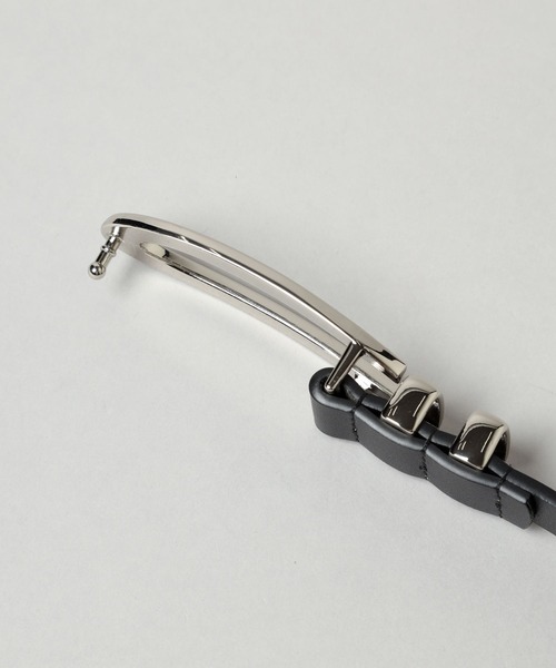 HARE(ハレ)の「デザインナローベルト(HARE)(ベルト・レディース・ブラック・FREE)」の11枚目の写真