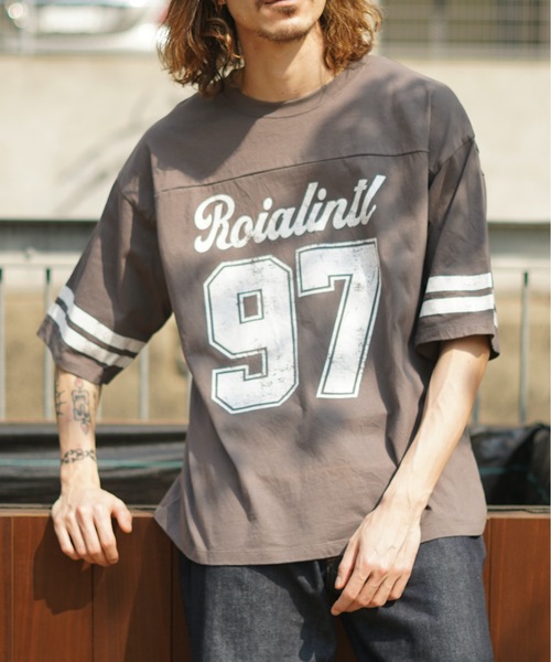 roial(ロイアル)の「DESIGN TEE/ROIAL(ロイアル)半袖Tシャツ(Tシャツ/カットソー・メンズ・グリーン/ホワイト/チャコールグレー・MEDIUM/LARGE/X-LARGE)」の16枚目の写真